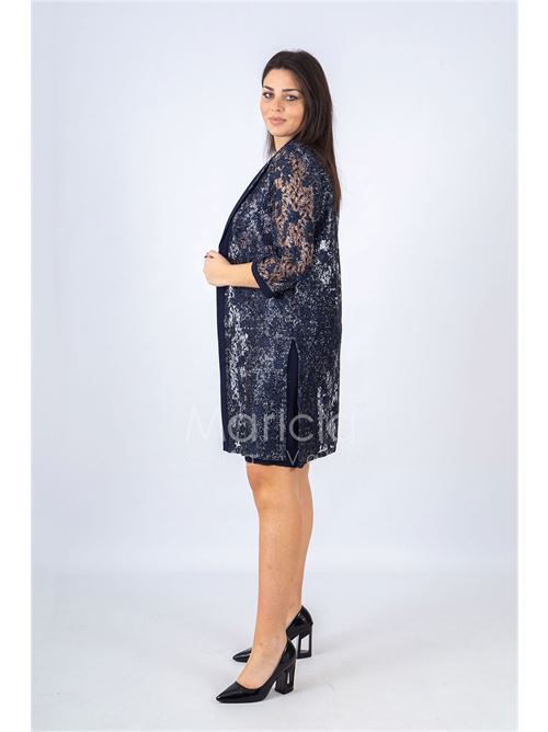 Completo tubino con spolverino PAOLA FORTI | PF609BLU